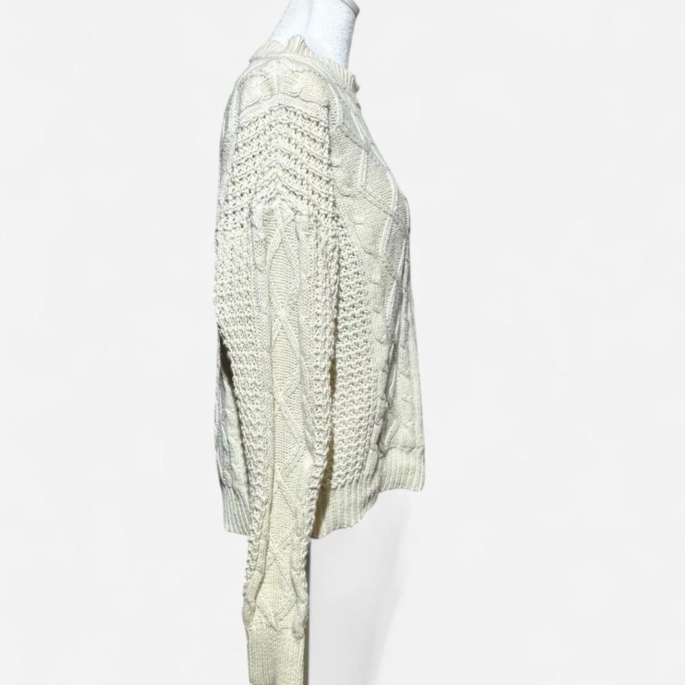 Structure Cream Cable Knit Sweater - Picture 2 of 5